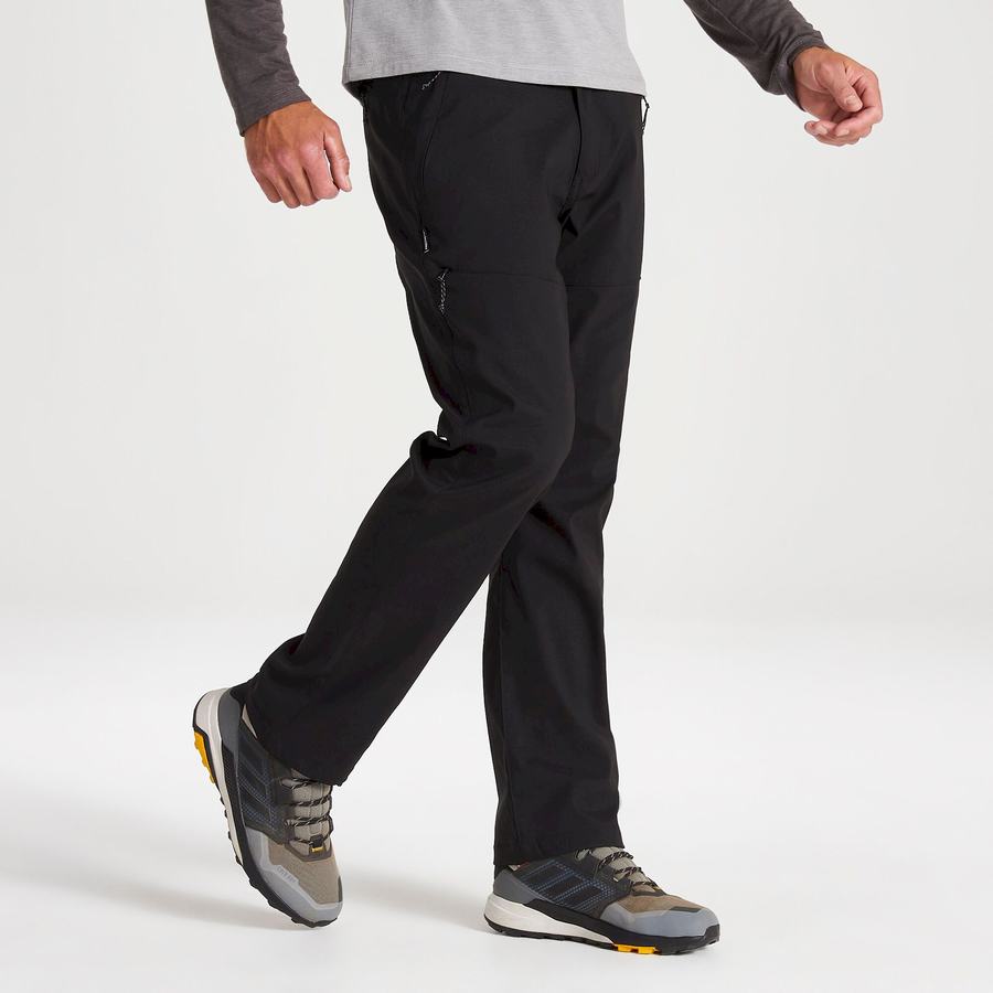 Black Craghoppers Kiwi Pro II Men's Trousers | KBA7531SJ