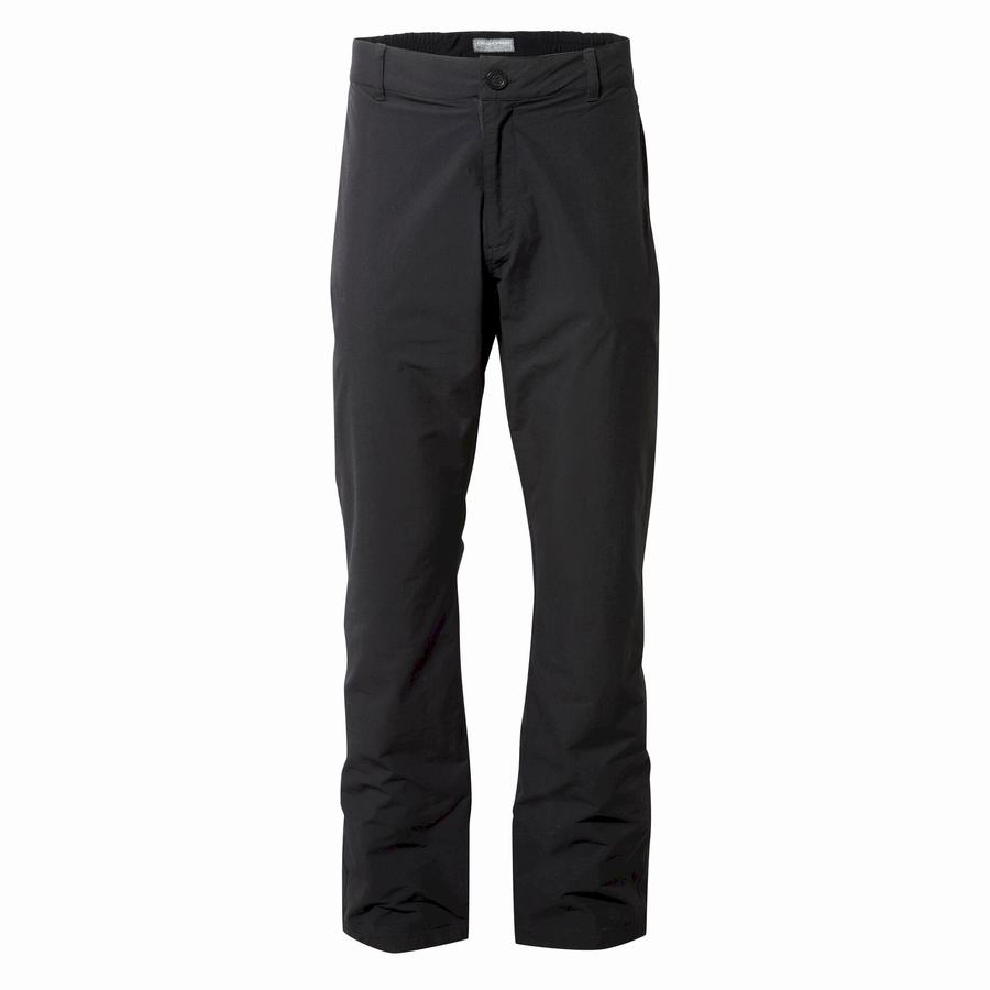 Black Craghoppers Kiwi Pro II Waterproof Men's Trousers | EWO327PF