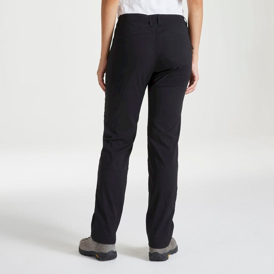 Black Craghoppers Kiwi Pro II Winter Lined Women's Trousers | XUV4322JX