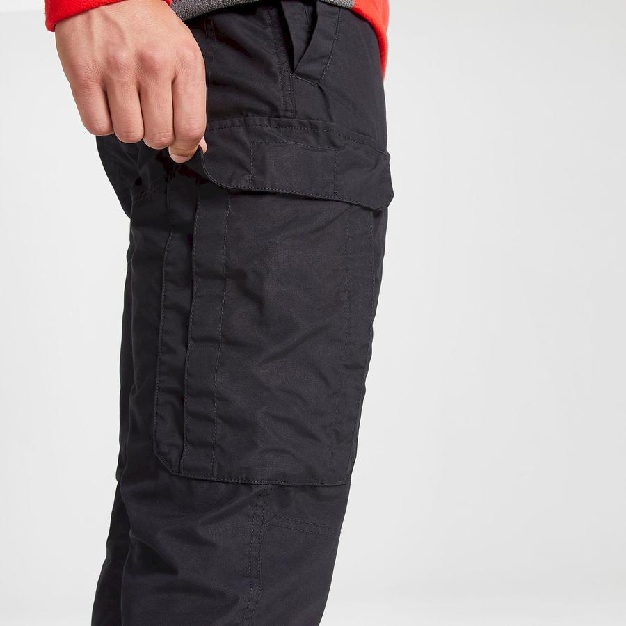 Black Craghoppers Kiwi Slim Men's Trousers | GDQ3448VG