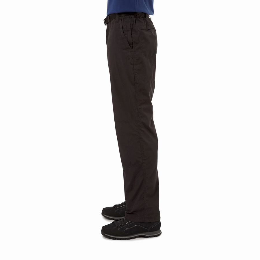 Black Craghoppers Kiwi Winter Lined Men's Trousers | XEK2285AI