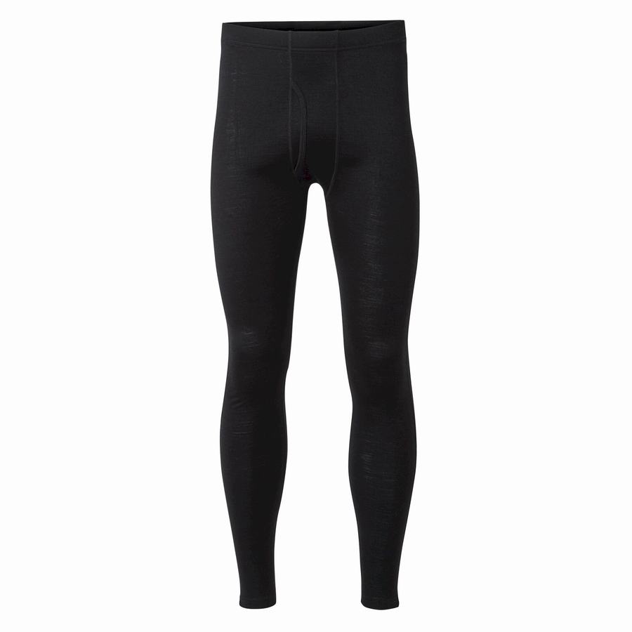 Black Craghoppers Merino Baselayer Men's Trousers | PKL1150WE