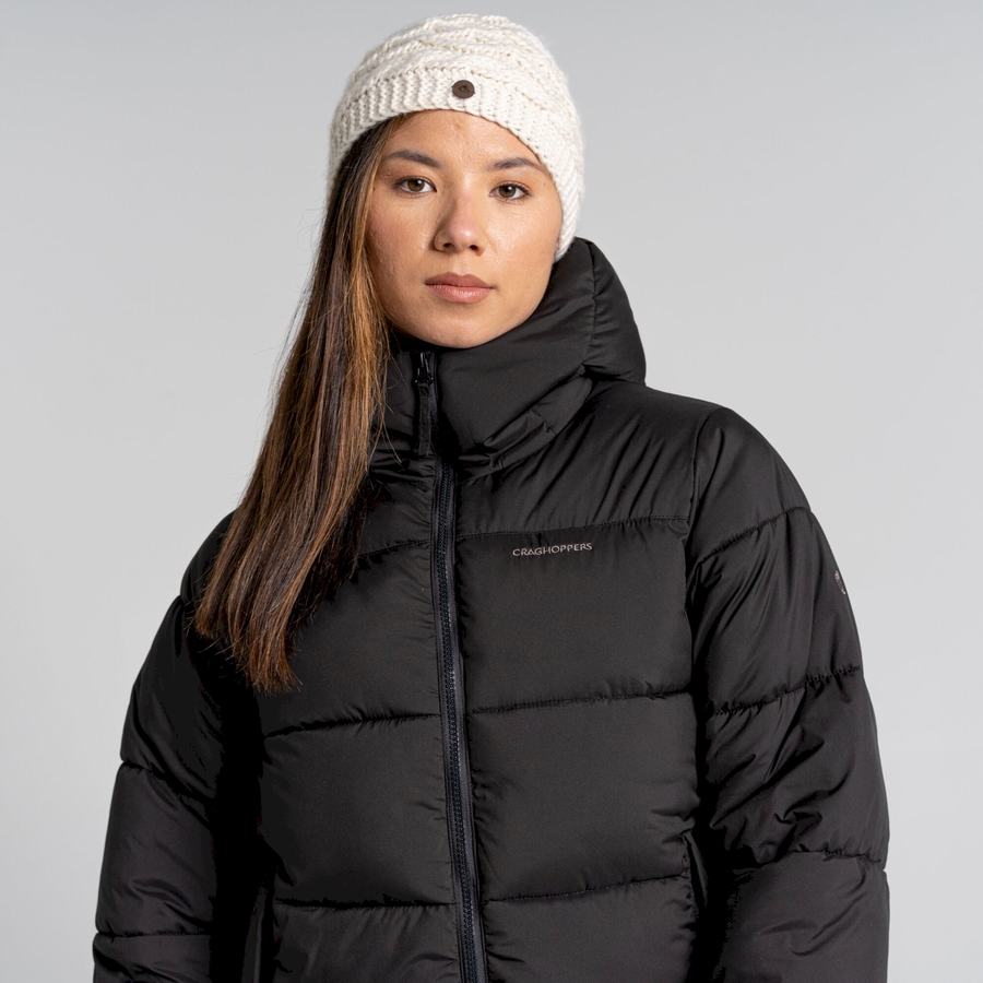 Black Craghoppers Narlia Insulated Hooded Women's Jackets | EFX315PZ