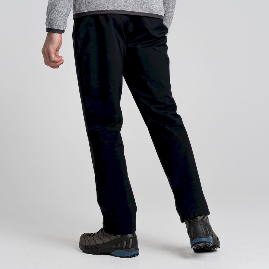 Black Craghoppers Nogales Gore-Tex Men's Trousers | IAP3168UG