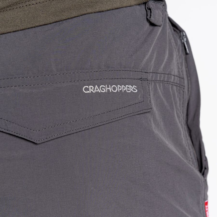 Black Craghoppers NosiLife Cargo II Men's Shorts | RNJ5123TJ