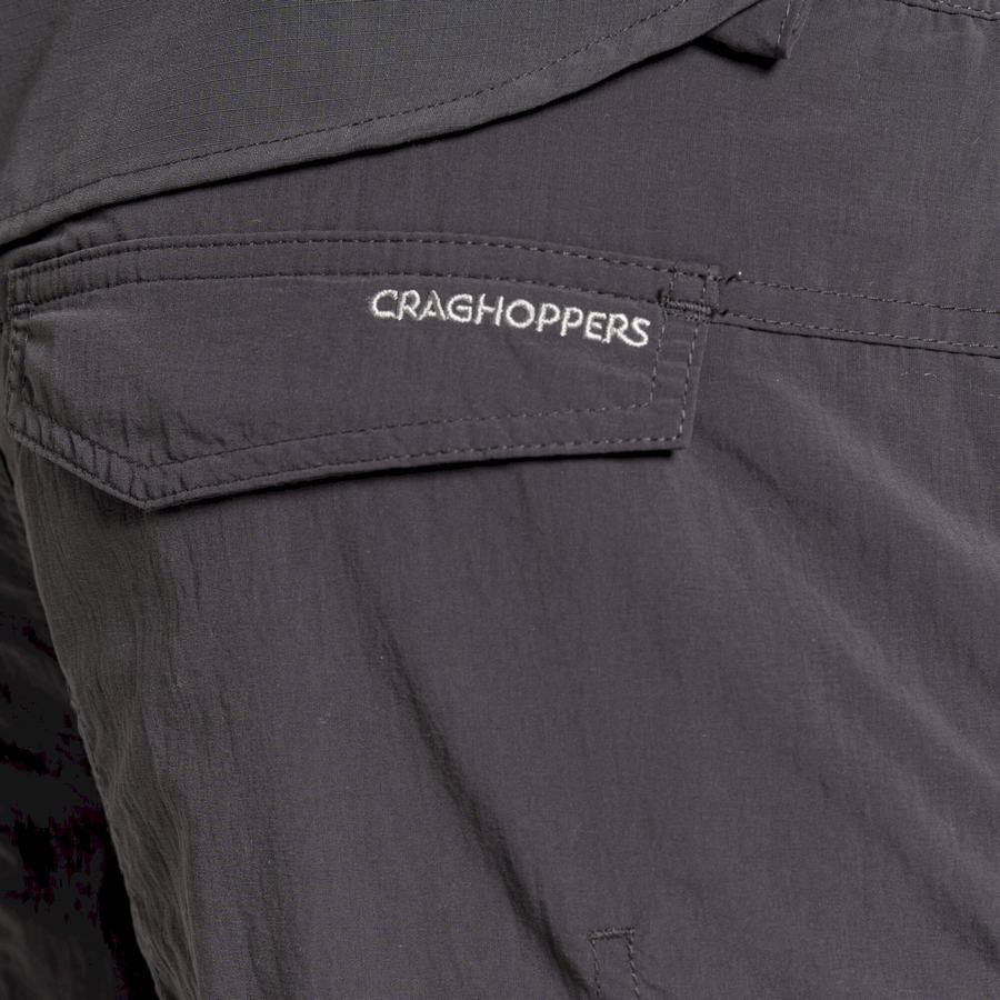 Black Craghoppers NosiLife II Men's Trousers | IRY5044TD