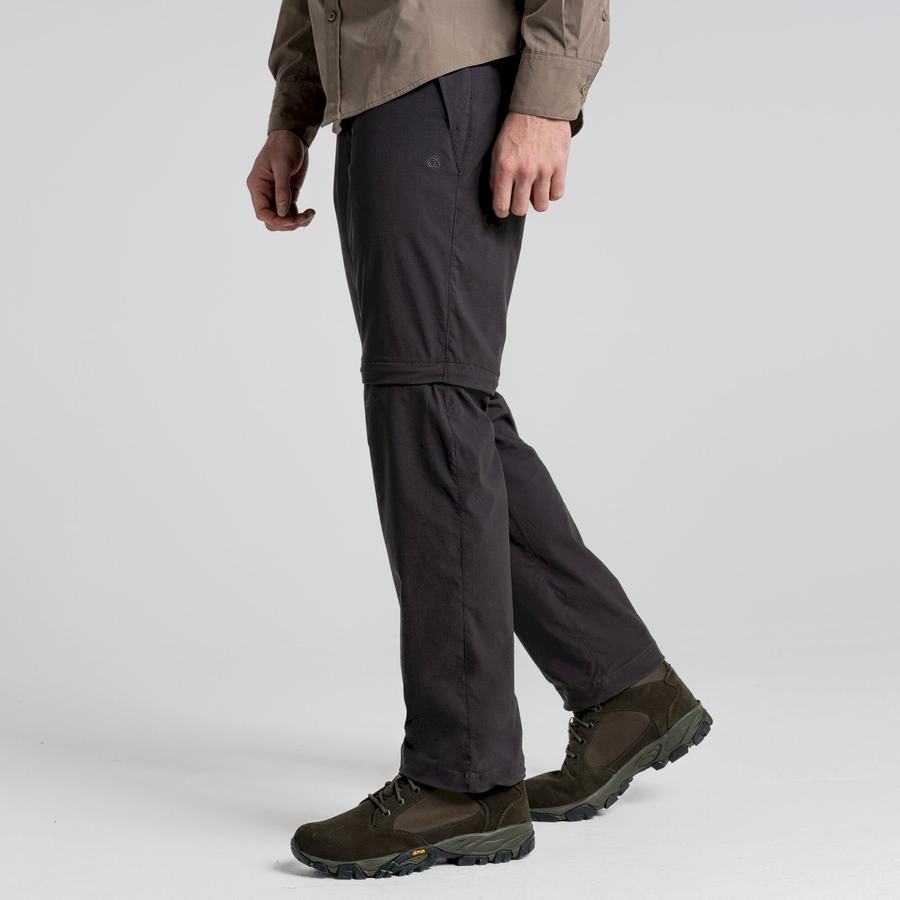 Black Craghoppers NosiLife Pro II Men's Trousers | RAB5654JC