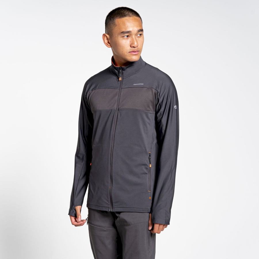 Black Craghoppers NosiLife Valens Men's Jackets | CMS5543IV