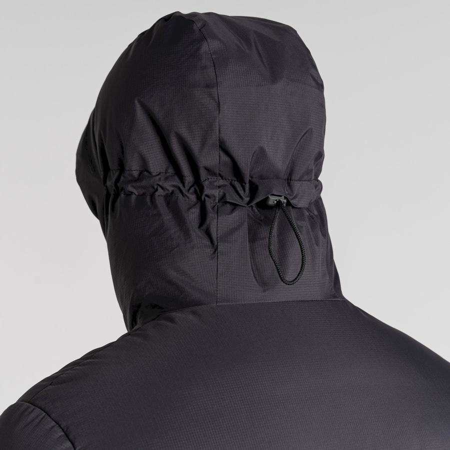 Black Craghoppers Sutherland Insulated Hooded Men's Jackets | VAG565UE