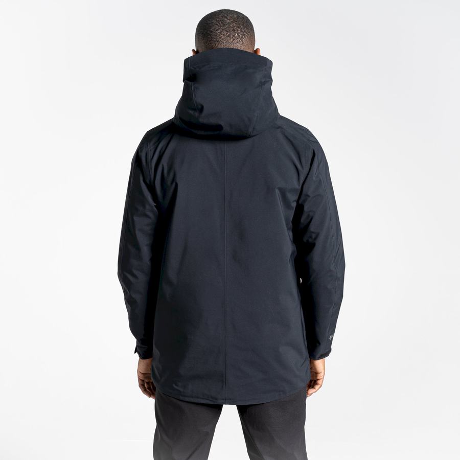 Black Craghoppers Toledo GORE-TEX Men's Jackets | DUG8639GG