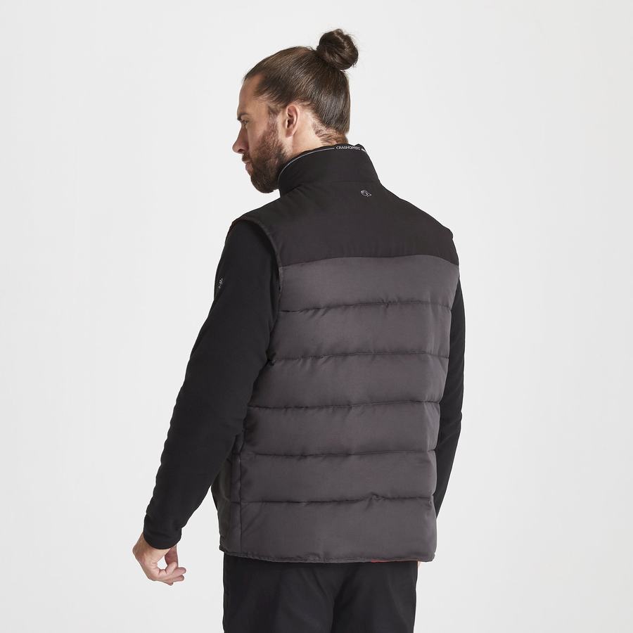 Black Craghoppers Trillick Downlike Men's Gilets | RIA8217VD