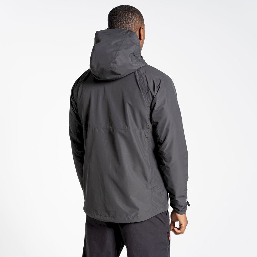 Black Craghoppers Waterproof Atlas Men's Jackets | NTX8660QH