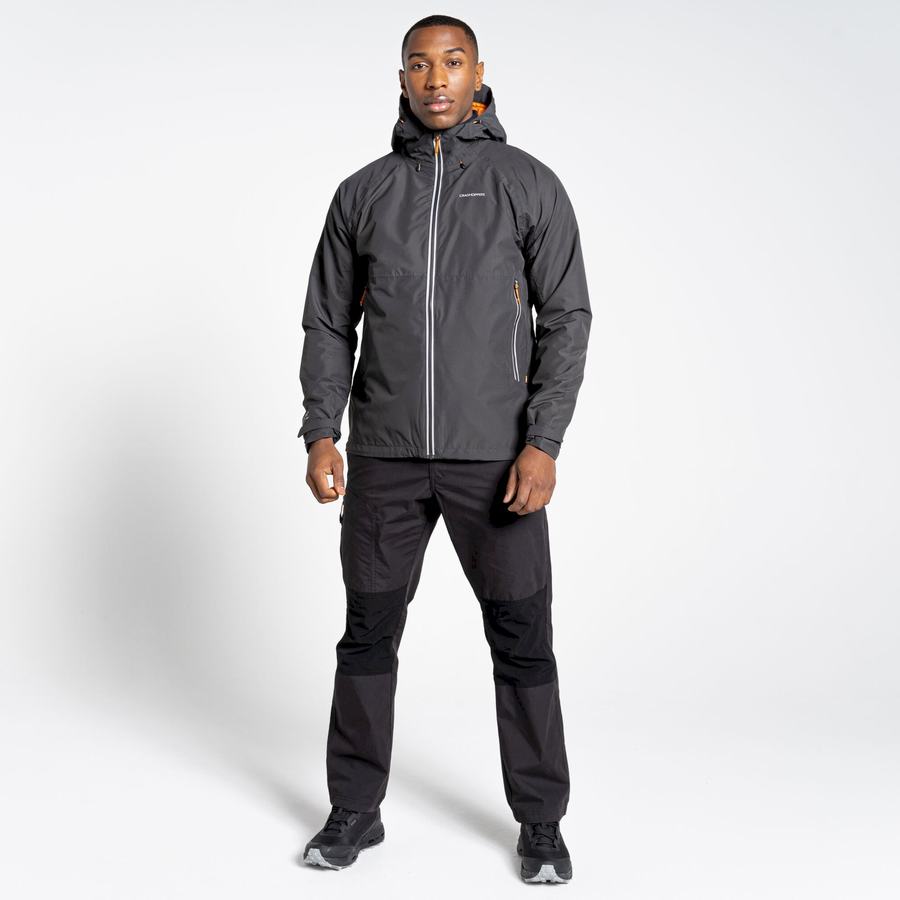 Black Craghoppers Waterproof Atlas Men's Jackets | NTX8660QH