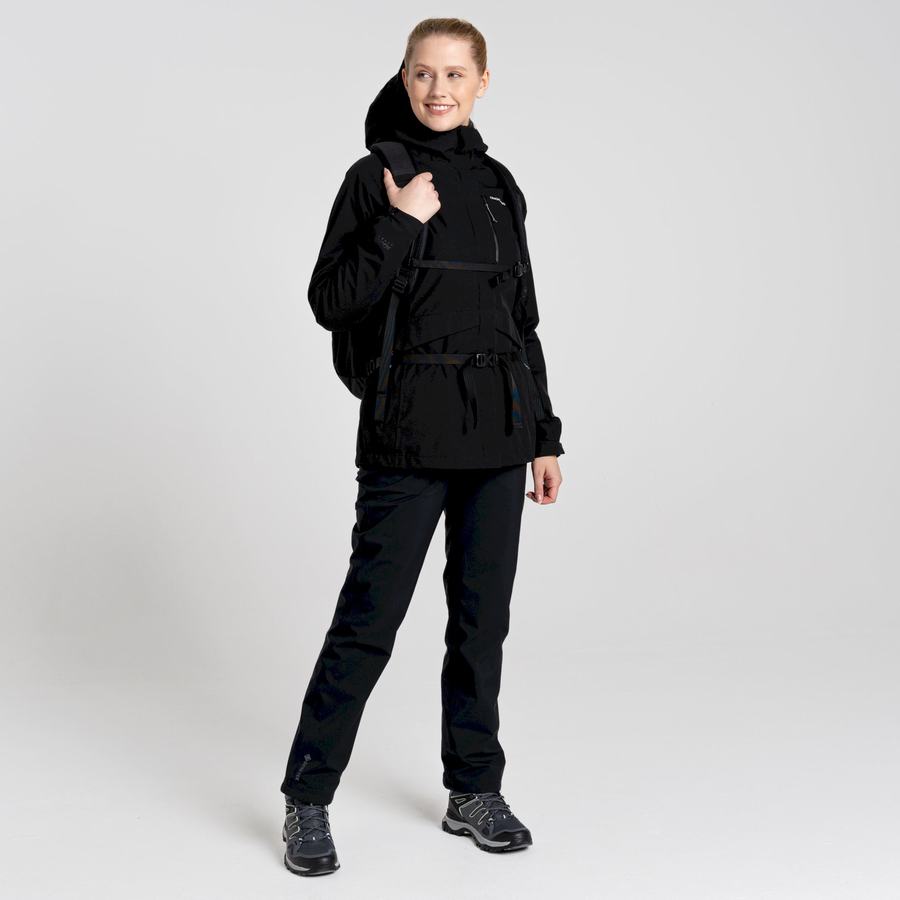 Black Craghoppers Waterproof Caldbeck Women's Jackets | FPG1974HJ