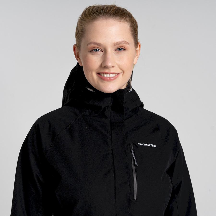 Black Craghoppers Waterproof Caldbeck Women's Jackets | FPG1974HJ