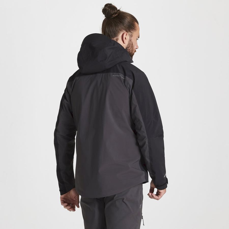 Black Craghoppers Waterproof Gryffin Men's Jackets | LHA8913BY