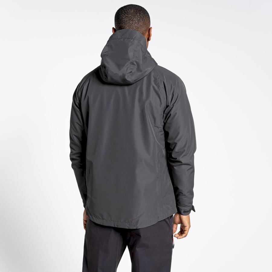 Black Craghoppers Waterproof Orion Men's Jackets | CHY743DU