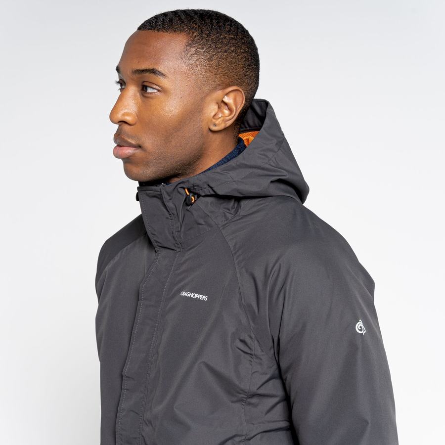 Black Craghoppers Waterproof Orion Men's Jackets | CHY743DU