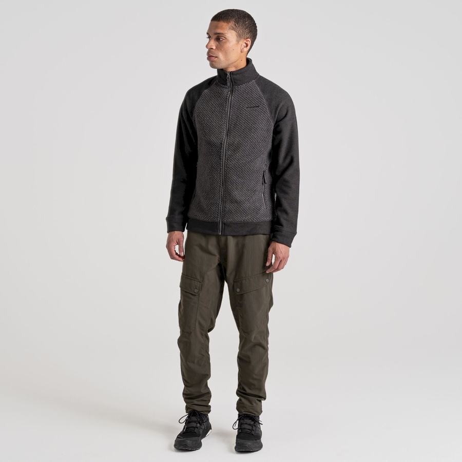 Black Grey Craghoppers Hector Men's Jackets | XCD4240PI