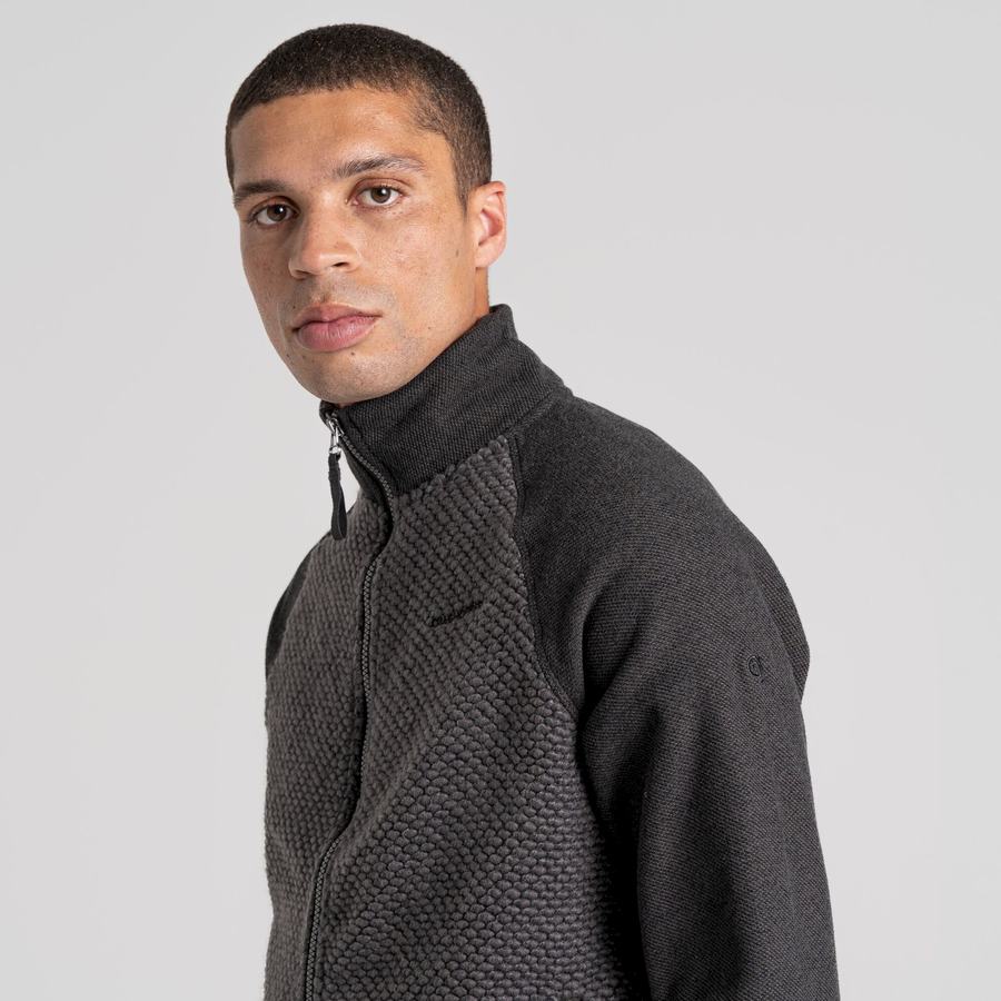 Black Grey Craghoppers Hector Men's Jackets | XCD4240PI