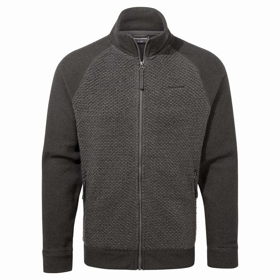 Black Grey Craghoppers Hector Men's Jackets | XCD4240PI