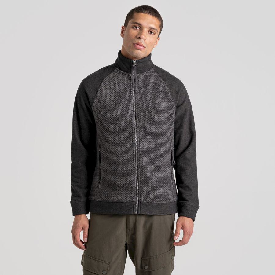 Black Grey Craghoppers Hector Men's Jackets | XCD4240PI