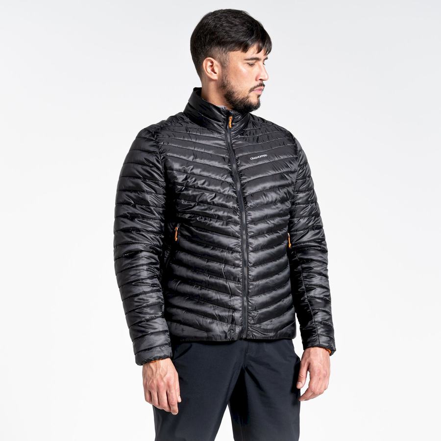 Black Orange Craghoppers Insulated ExpoLite Men's Jackets | KPP3013FU