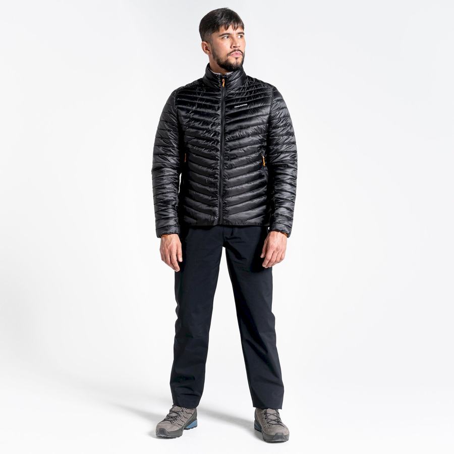 Black Orange Craghoppers Insulated ExpoLite Men's Jackets | KPP3013FU