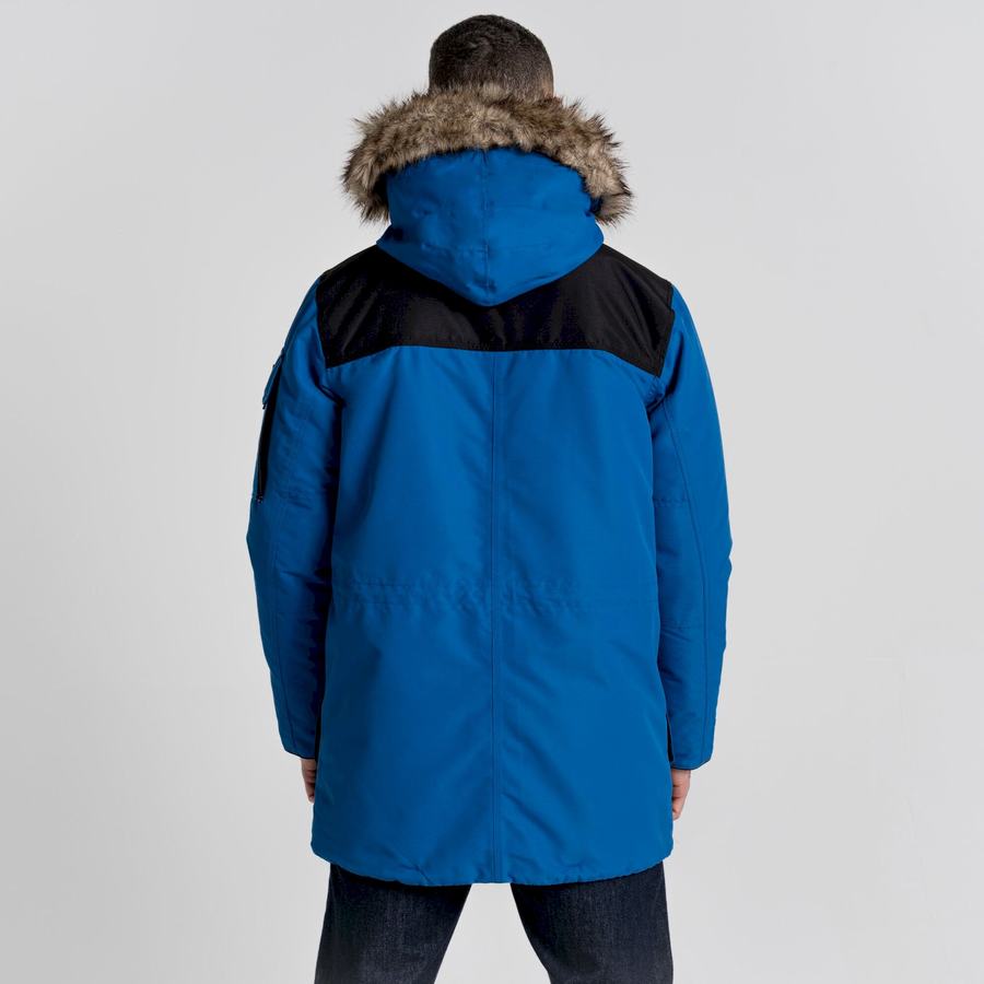 Blue Black Craghoppers Bishorn II Insulated Men's Jackets | PYY7297QJ