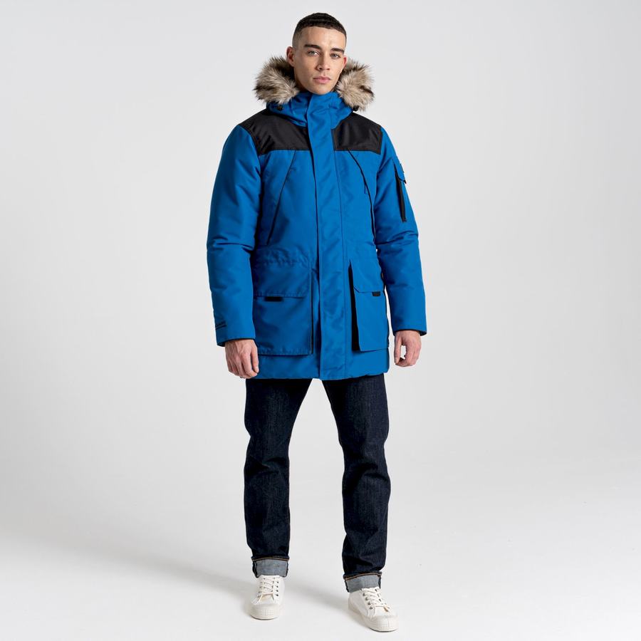 Blue Black Craghoppers Bishorn II Insulated Men's Jackets | PYY7297QJ