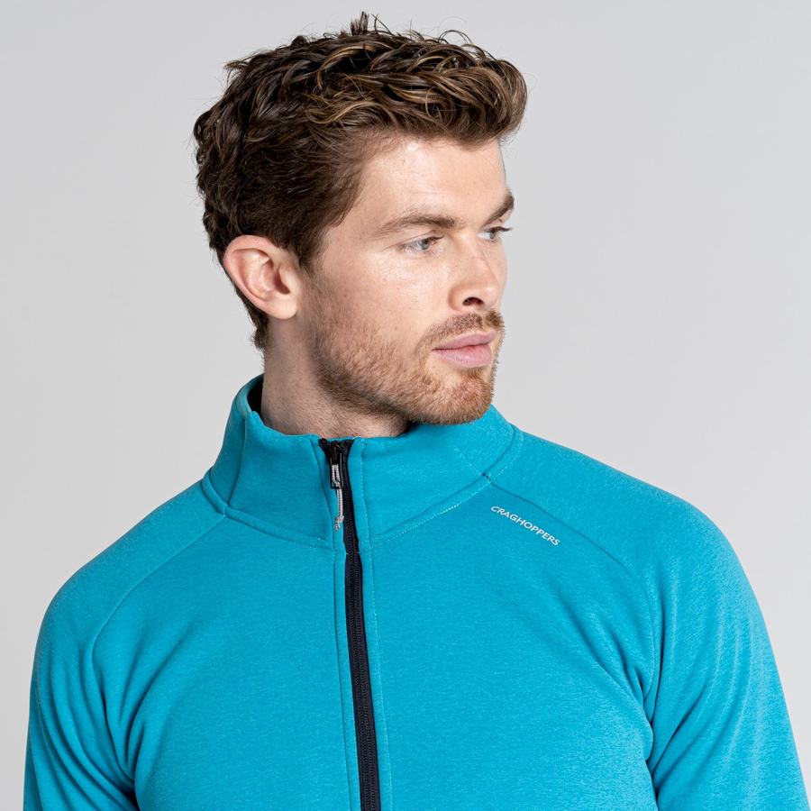 Blue Craghoppers Dynamic Pro Half Zip Men's Sweaters | DKO2727PZ