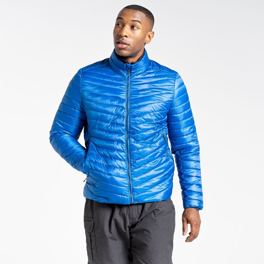 Blue Craghoppers Insulated ExpoLite Men's Jackets | AFH243QC