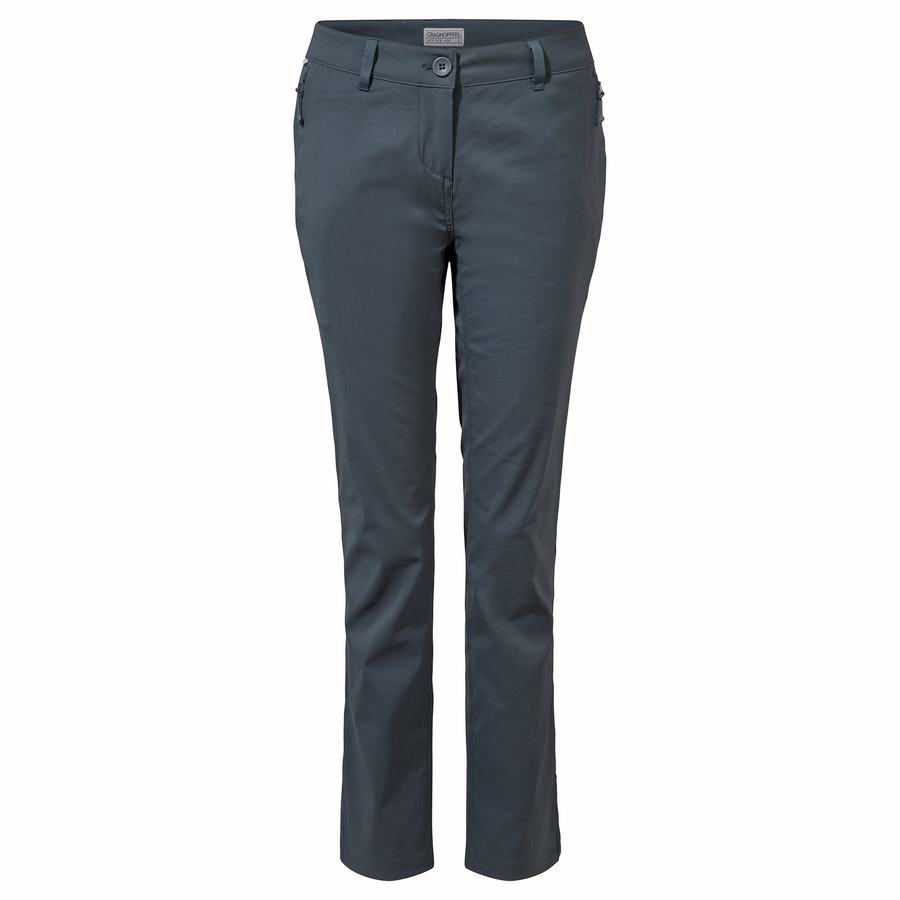 Blue Craghoppers Kiwi Pro II Women's Trousers | QGZ477XH