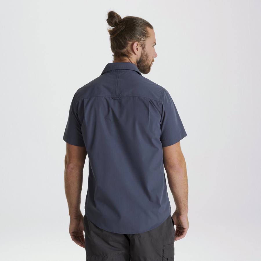 Blue Craghoppers Kiwi Short Sleeved Men's Shirts | XEX2390JY