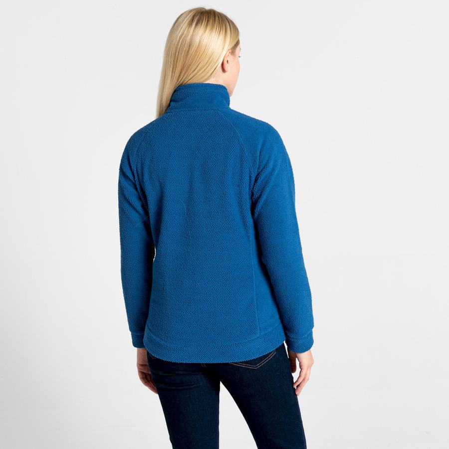 Blue Craghoppers Lilian Half Zip Women's Sweaters | TWD5027UI