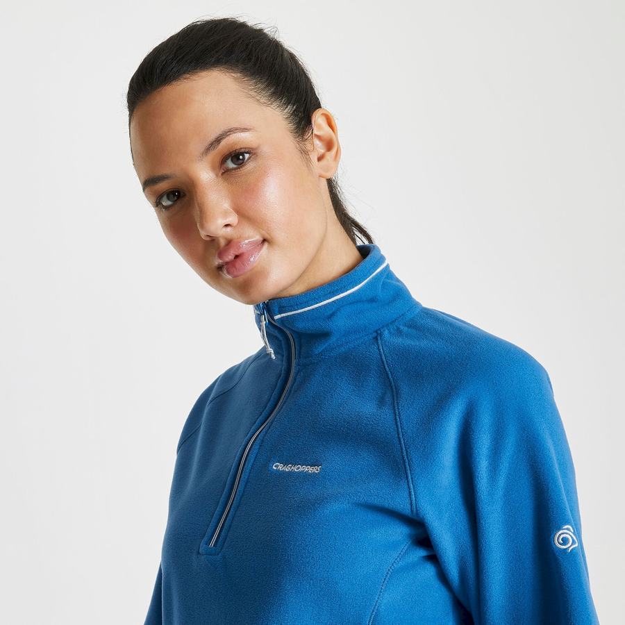 Blue Craghoppers Miska Half Zip Women's Sweaters | MBN2010GV