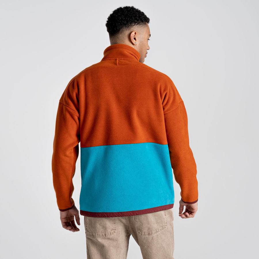 Blue Craghoppers Spindle Half Zip Men's Sweaters | XXE3840AX