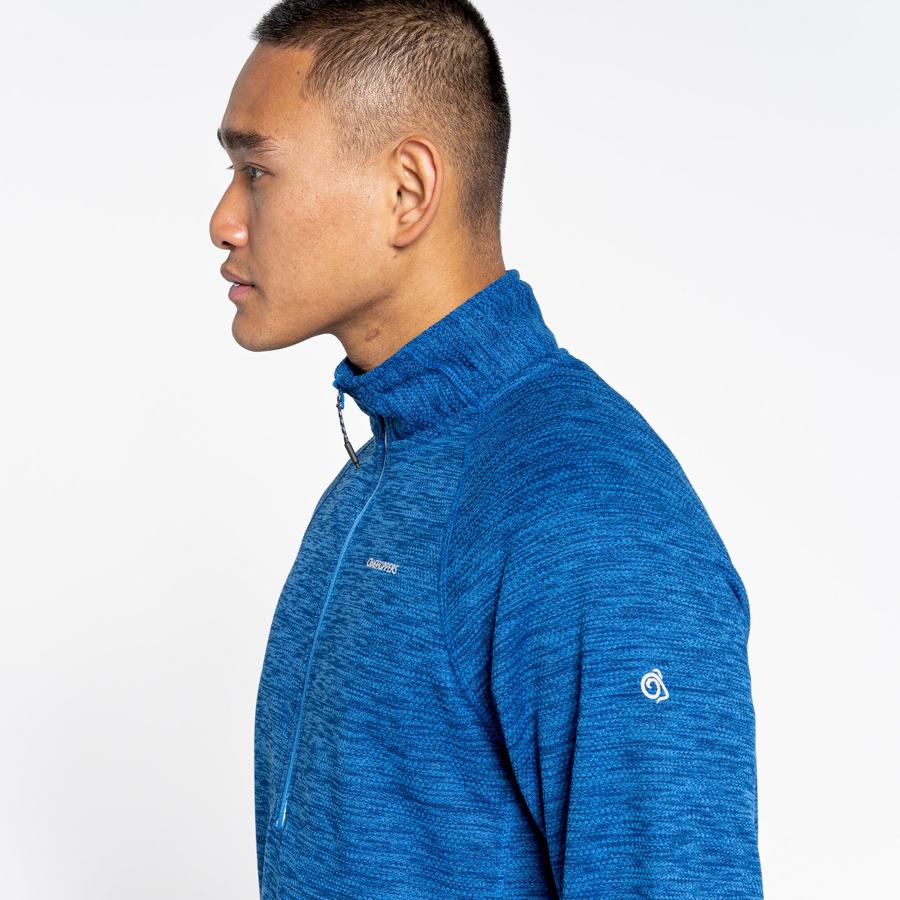 Blue Craghoppers Stromer Half Men's Sweaters | PJQ15AQ