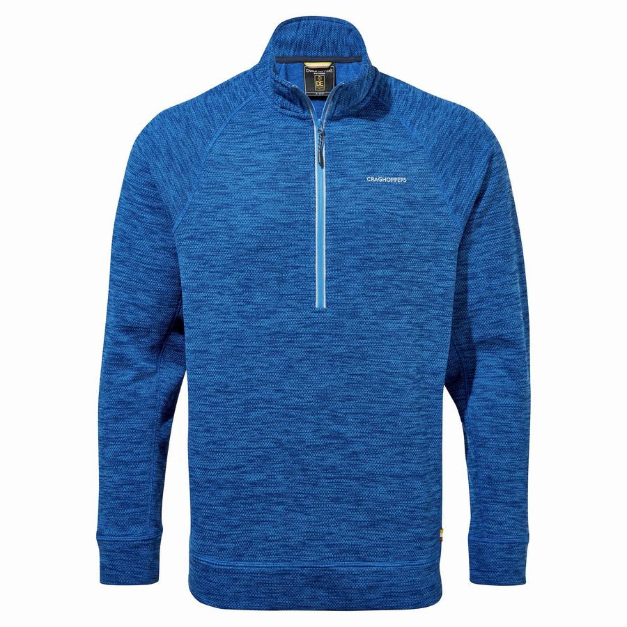 Blue Craghoppers Stromer Half Men's Sweaters | PJQ15AQ