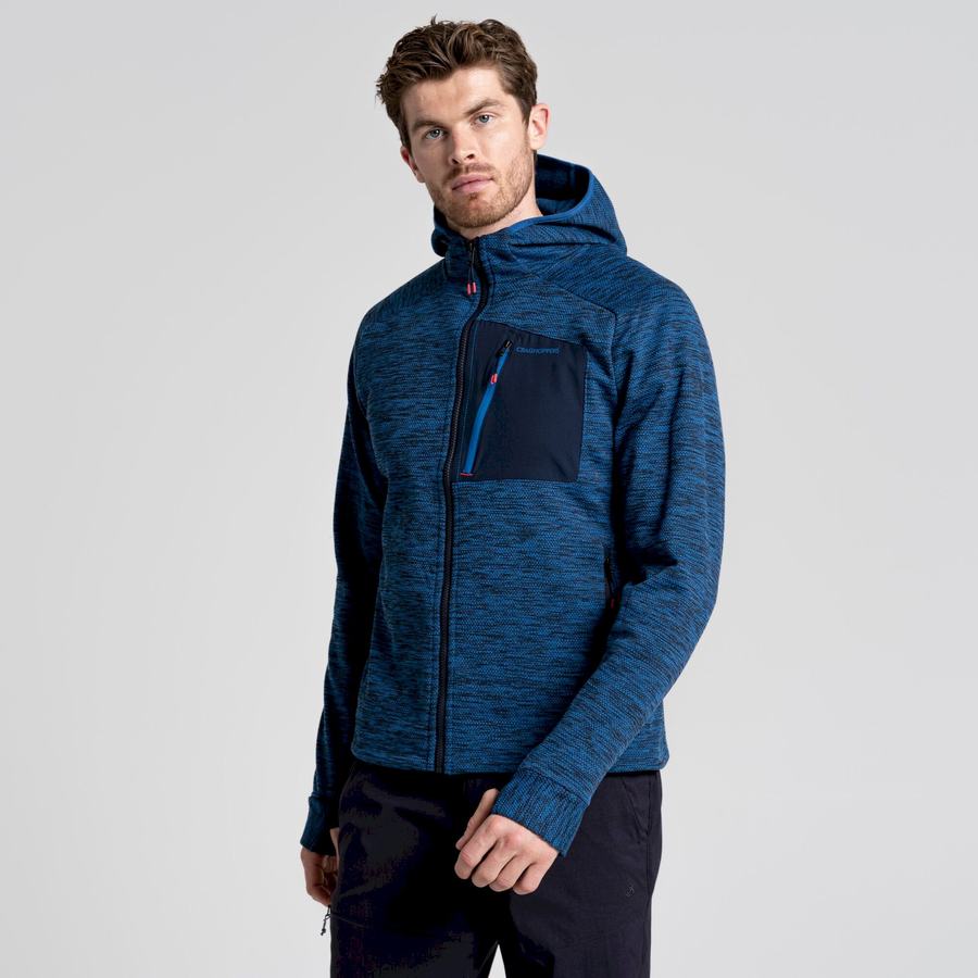 Blue Craghoppers Tarbert Hooded Men's Jackets | QRN949DL