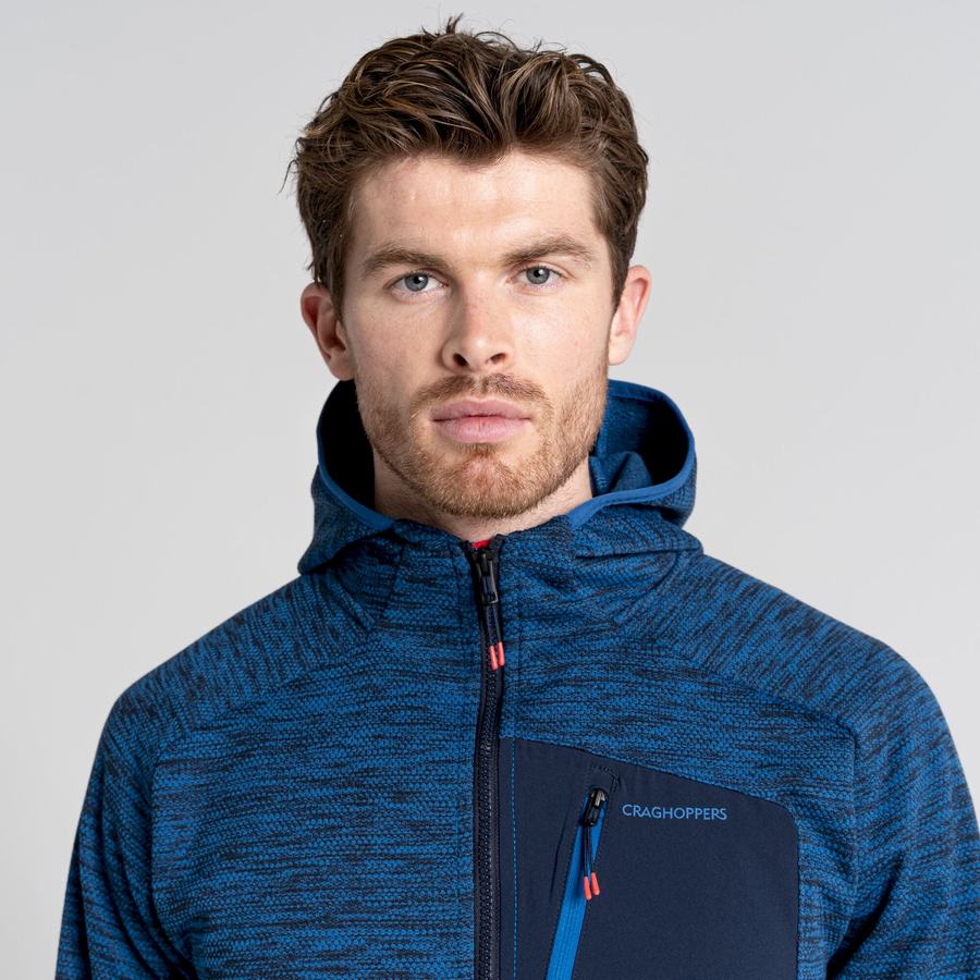 Blue Craghoppers Tarbert Hooded Men's Jackets | QRN949DL