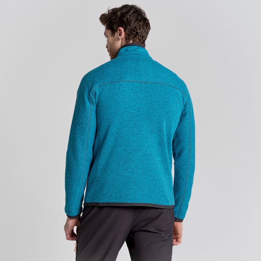 Blue Craghoppers Torney Half Zip Men's Sweaters | LHH1020YA