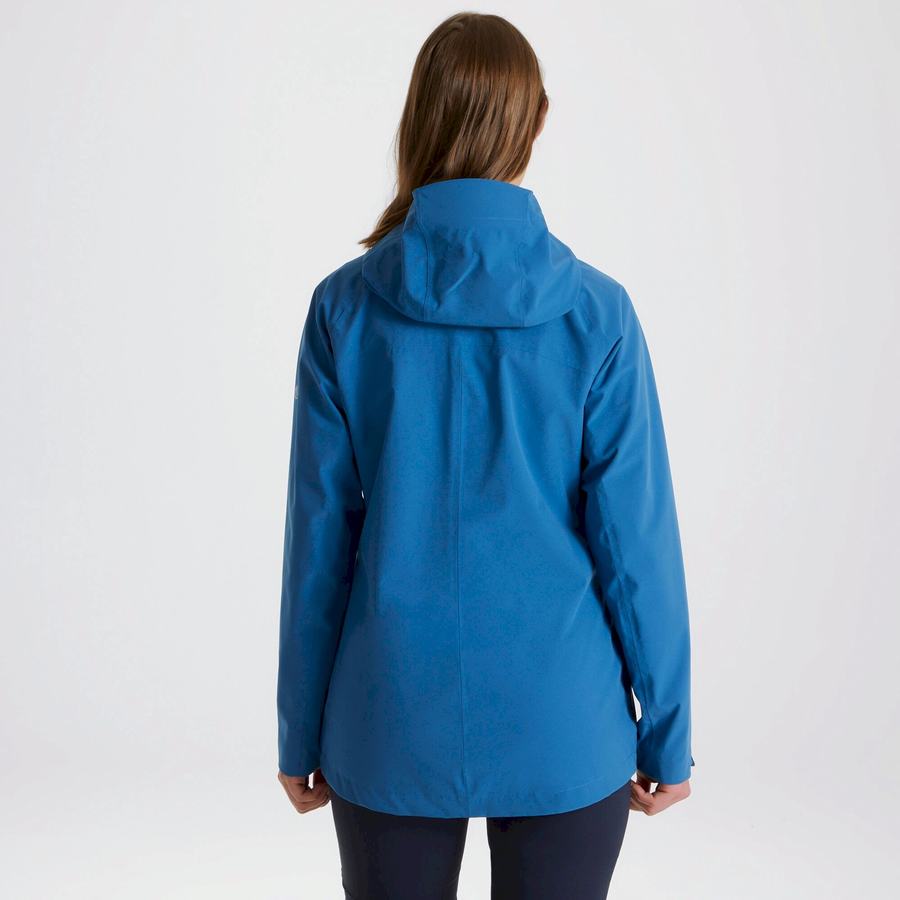 Blue Craghoppers Waterproof Caldbeck Women's Jackets | QFV1536OS