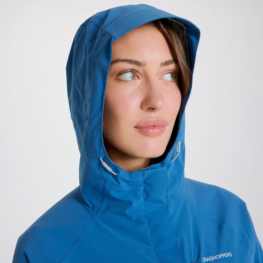 Blue Craghoppers Waterproof Caldbeck Women's Jackets | QFV1536OS