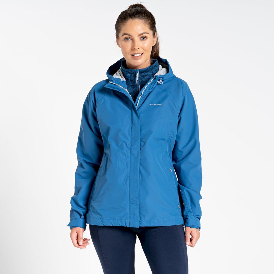 Blue Craghoppers Waterproof Orion Women's Jackets | PVQ4380BD