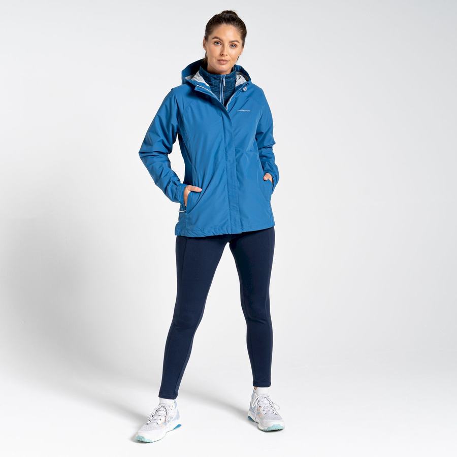 Blue Craghoppers Waterproof Orion Women's Jackets | PVQ4380BD