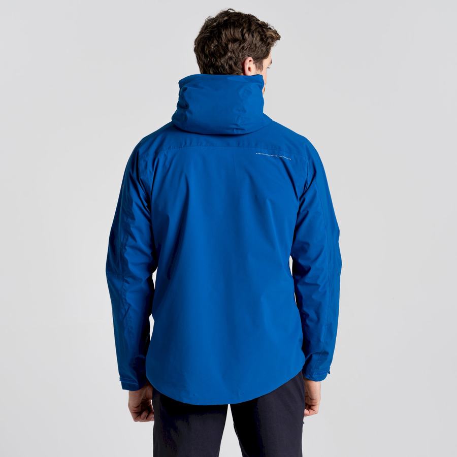 Blue Dark Blue Craghoppers Waterproof Gryffin Men's Jackets | QWG5115XR