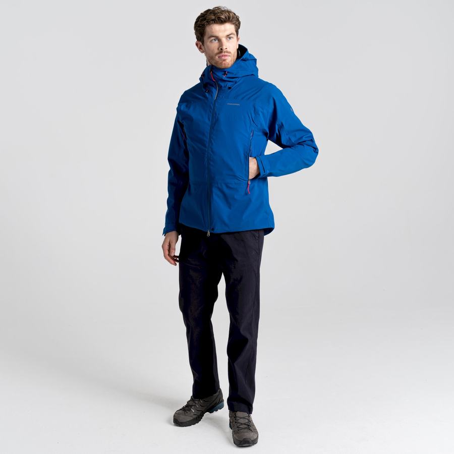 Blue Dark Blue Craghoppers Waterproof Gryffin Men's Jackets | QWG5115XR