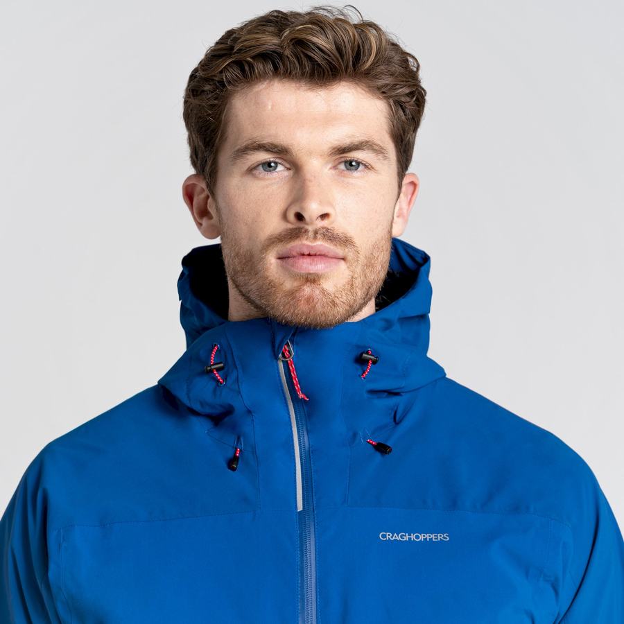 Blue Dark Blue Craghoppers Waterproof Gryffin Men's Jackets | QWG5115XR