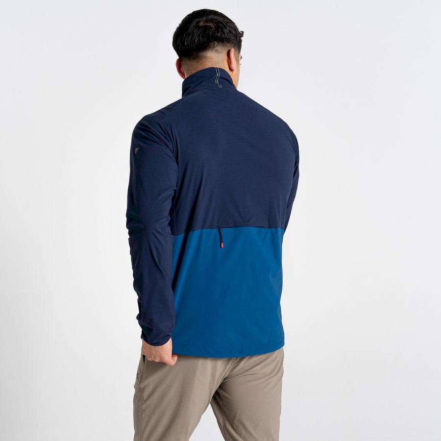 Blue Navy Blue Craghoppers NosiLife Active Men's Jackets | CIE6841GA